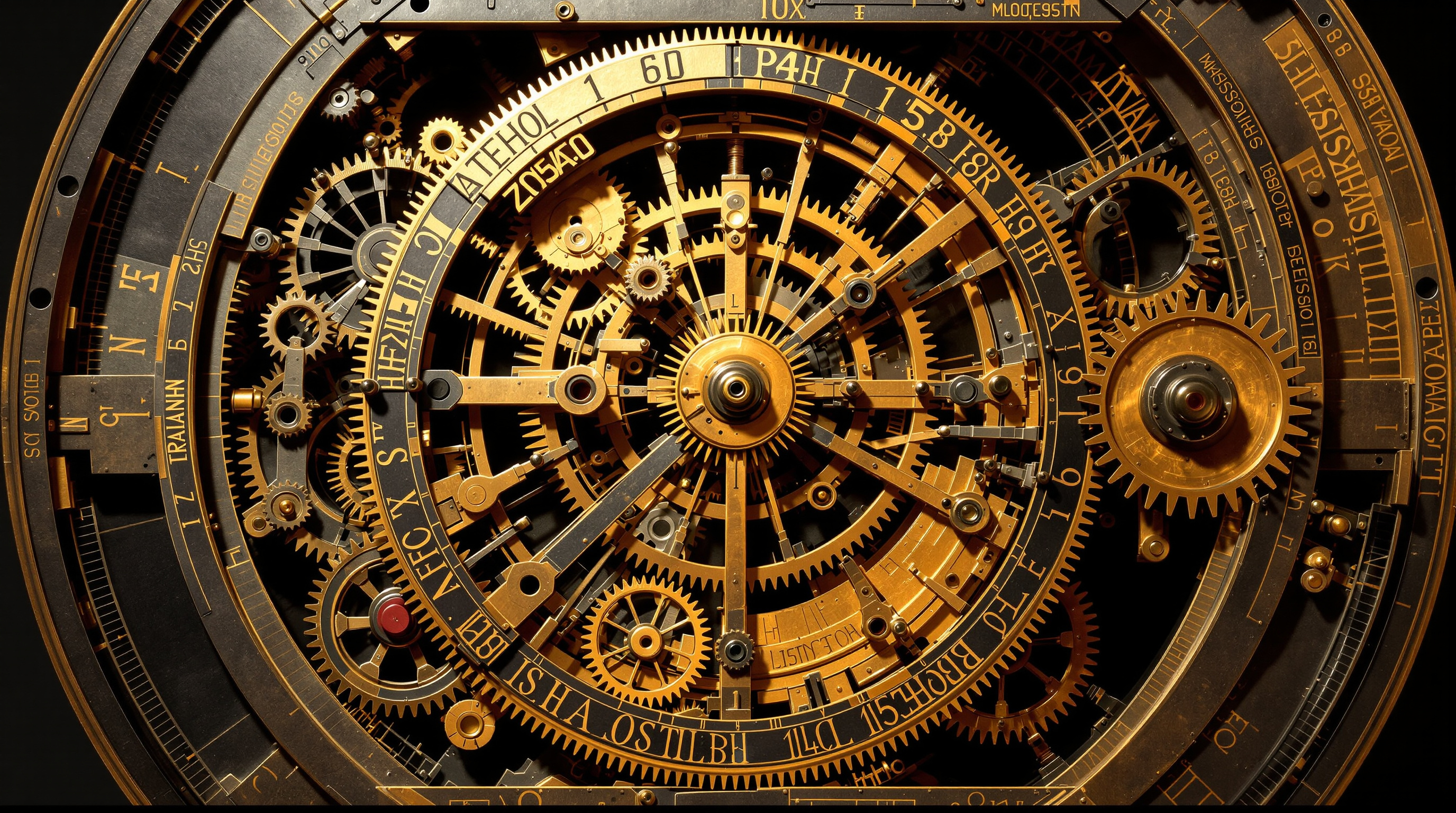 Antikythera Mechanism reconstruction showing mechanical complexity